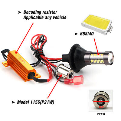 Turn Dual AMBER SIGNAL Light+DRL Daytime RESISTOR