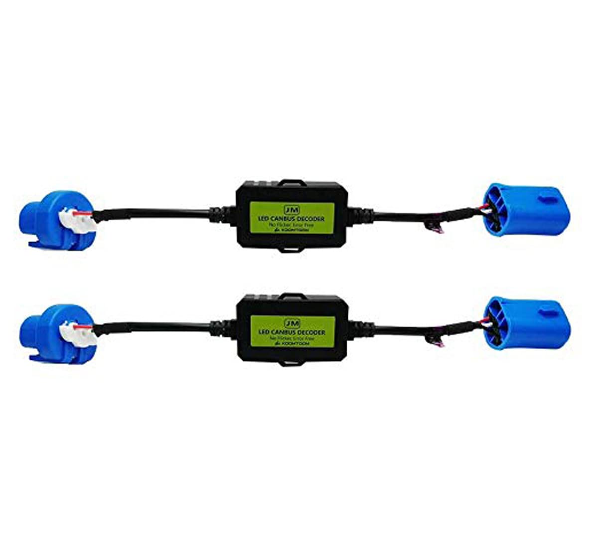 Decodificador 2PIEZAS Led Libre de Errores Antiparpadeo Advertencia Cancelador Resistencia