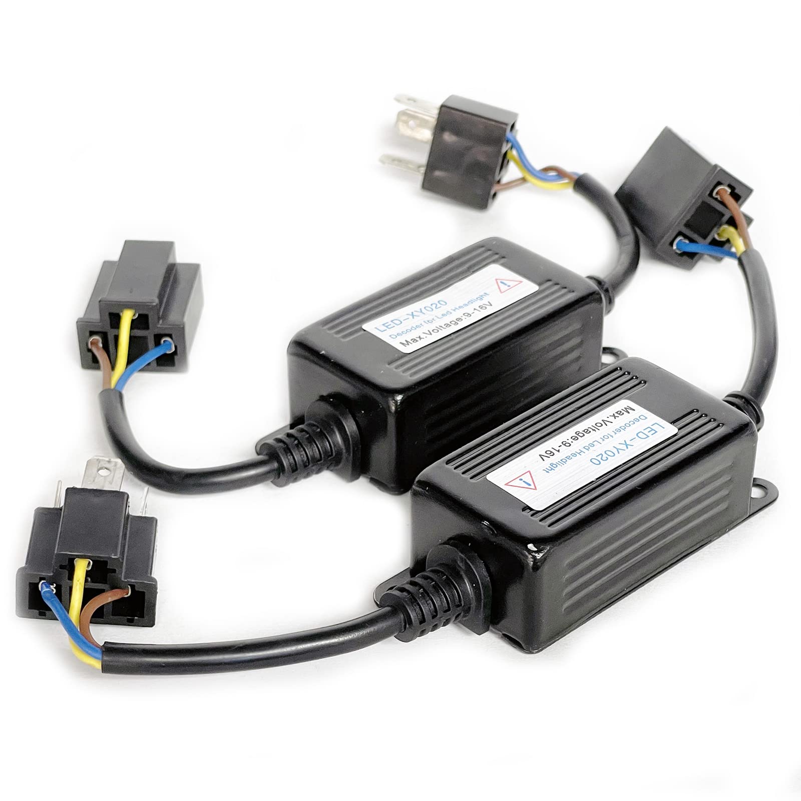 Decodificador 2PIEZAS Led Libre de Errores Antiparpadeo Advertencia Cancelador Resistencia