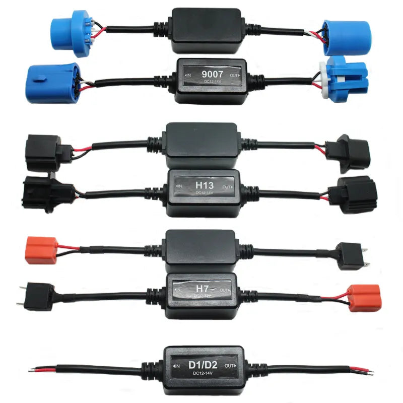 Decodificador 2PIEZAS Led Libre de Errores Antiparpadeo Advertencia Cancelador Resistencia