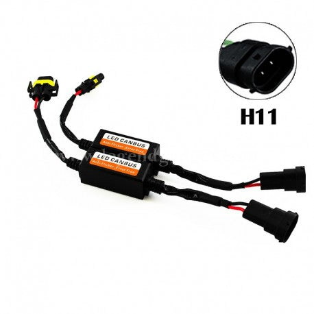 Decodificador 2PIEZAS Led Libre de Errores Antiparpadeo Advertencia Cancelador Resistencia