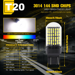 Led Bulb 144smd 3014W