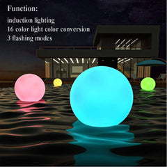 Bolas de piscina iluminadas, bolas de playa LED decoraciones de piscina que brillan en la oscuridad para fiestas de verano al aire libre
