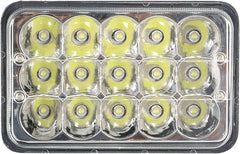 Focos 4x6" pulgadas proyector faros LED haz alto-bajo para camioneta Dodge Dakota 1987-1995