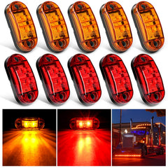 Posicion Lateral Luces LED Para Camiones  Remolques Pack lateral posición advertencia