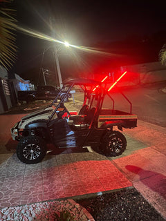 Whip Lights Pair 3FT 4FT 5FT 6FT RGB Spiral LED Antenna+ Us Flag & Remote for polaris jeep truck can-am