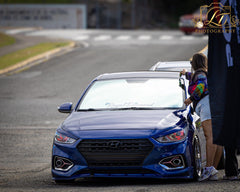 Hyundai Accent 2017-18-19-20 DRL LED diurna luz niebla MULTICOLOR 
Coche intermitente 2 unidades función de señal de giro