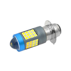 Motocicleta Faros delanteros H4 BA2O bombillas LED con lente de detección 3030 CSP bombillas LED para Moto de haz alto/baio accesorios para Scooter 12-32V