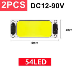 LED Car READING Light COB White Panel COB 1 PCS