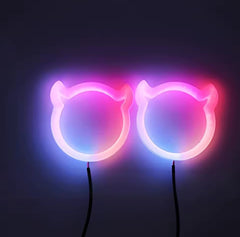 Aplicación BT Persecución Flujo Dinámico RGB Cuerno de Buey Halo Anillo Diablo Ojo de Ángel DRL