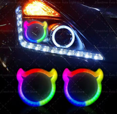 Aplicación BT Persecución Flujo Dinámico RGB Cuerno de Buey Halo Anillo Diablo Ojo de Ángel DRL