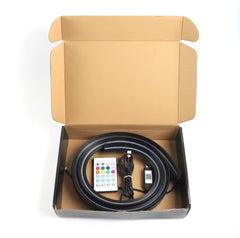 Front Windshield LED Atmospere Light Strip 150cm Car RGB USB APP Control Remote Symphony Ambient Mood Lights 5V Universal