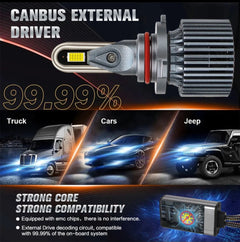 HEADLIGHT LED R8X 40000LM