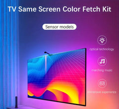 Tira LED RGBIC Inteligente para TV con Sincronización, App y Cambio de Color RGB