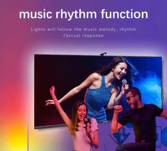 Tira LED RGBIC Inteligente para TV con Sincronización, App y Cambio de Color RGB