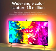 Tira LED RGBIC Inteligente para TV con Sincronización, App y Cambio de Color RGB