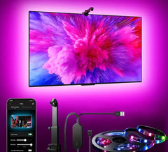 Tira LED RGBIC Inteligente para TV con Sincronización, App y Cambio de Color RGB