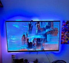 Tira LED RGBIC Inteligente para TV con Sincronización, App y Cambio de Color RGB