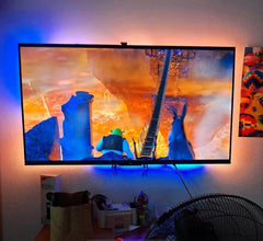 Tira LED RGBIC Inteligente para TV con Sincronización, App y Cambio de Color RGB