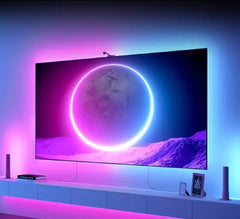 Tira LED RGBIC Inteligente para TV con Sincronización, App y Cambio de Color RGB
