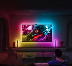 Tira LED RGBIC Inteligente para TV con Sincronización, App y Cambio de Color RGB