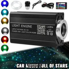 Luces de techo de estrella fibra óptica  para coche y hogar Conjunto kit