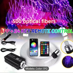 Luces de techo de estrella fibra óptica  para coche y hogar Conjunto kit