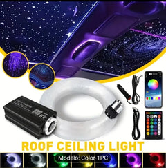 Luces de techo de estrella fibra óptica  para coche y hogar Conjunto kit