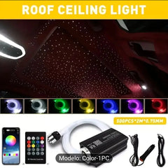 Luces de techo de estrella fibra óptica  para coche y hogar Conjunto kit