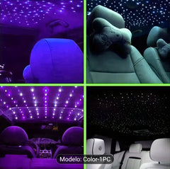 Luces de techo de estrella fibra óptica  para coche y hogar Conjunto kit