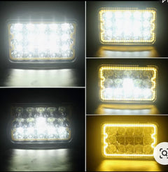 Faros 4x6 delanteros LED 2pcs