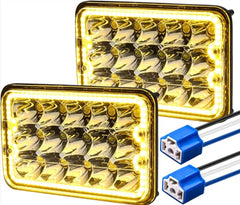 Faros 4x6 delanteros LED 2pcs