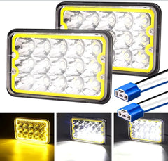 Faros 4x6 delanteros LED 2pcs