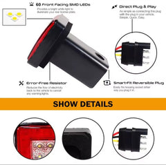 Remolque Cubierta Led