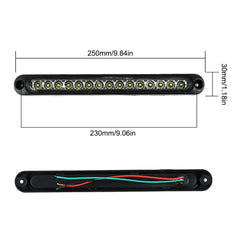 Luces Laterales y Trasera de Señal y Freno