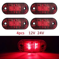 Posicion Lateral Luces LED Para Camiones  Remolques Pack lateral posición advertencia