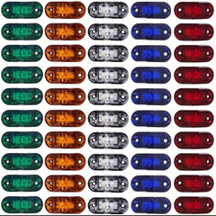 Posicion Lateral Luces LED Para Camiones  Remolques Pack lateral posición advertencia