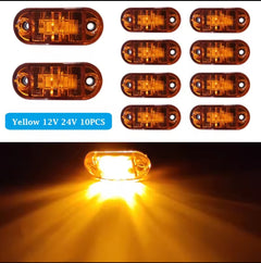 Posicion Lateral Luces LED Para Camiones  Remolques Pack lateral posición advertencia