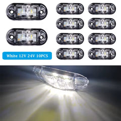 Posicion Lateral Luces LED Para Camiones  Remolques Pack lateral posición advertencia