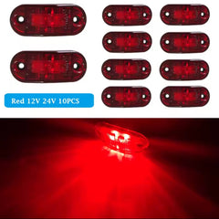 Posicion Lateral Luces LED Para Camiones  Remolques Pack lateral posición advertencia