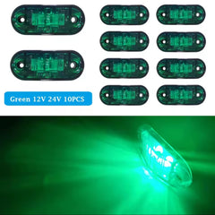 Posicion Lateral Luces LED Para Camiones  Remolques Pack lateral posición advertencia