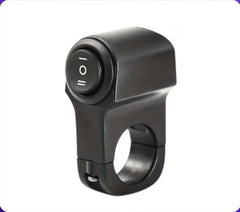 Interruptor doble de manillar para motocicleta, para controlar luces auxiliares o faros LED. 