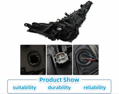 Toyota Corolla L LE 2020-2024, Faro o Foco ORIGINAL Conductor Lado Izquierdo Funcionando original 100% OPCIONAL lado pasajero original dañado