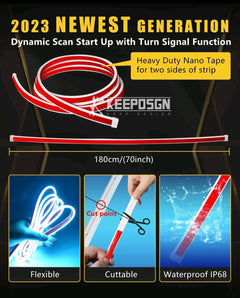 LED Strip Light For Car Hood