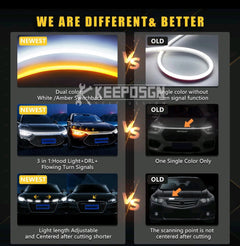 LED Strip Light For Car Hood