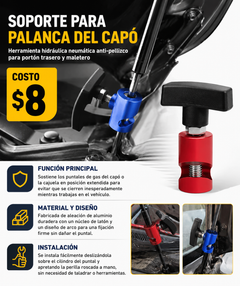Abrazadera De Puntal De Capó Hood Strut Clamp o Lift Support Clamp.