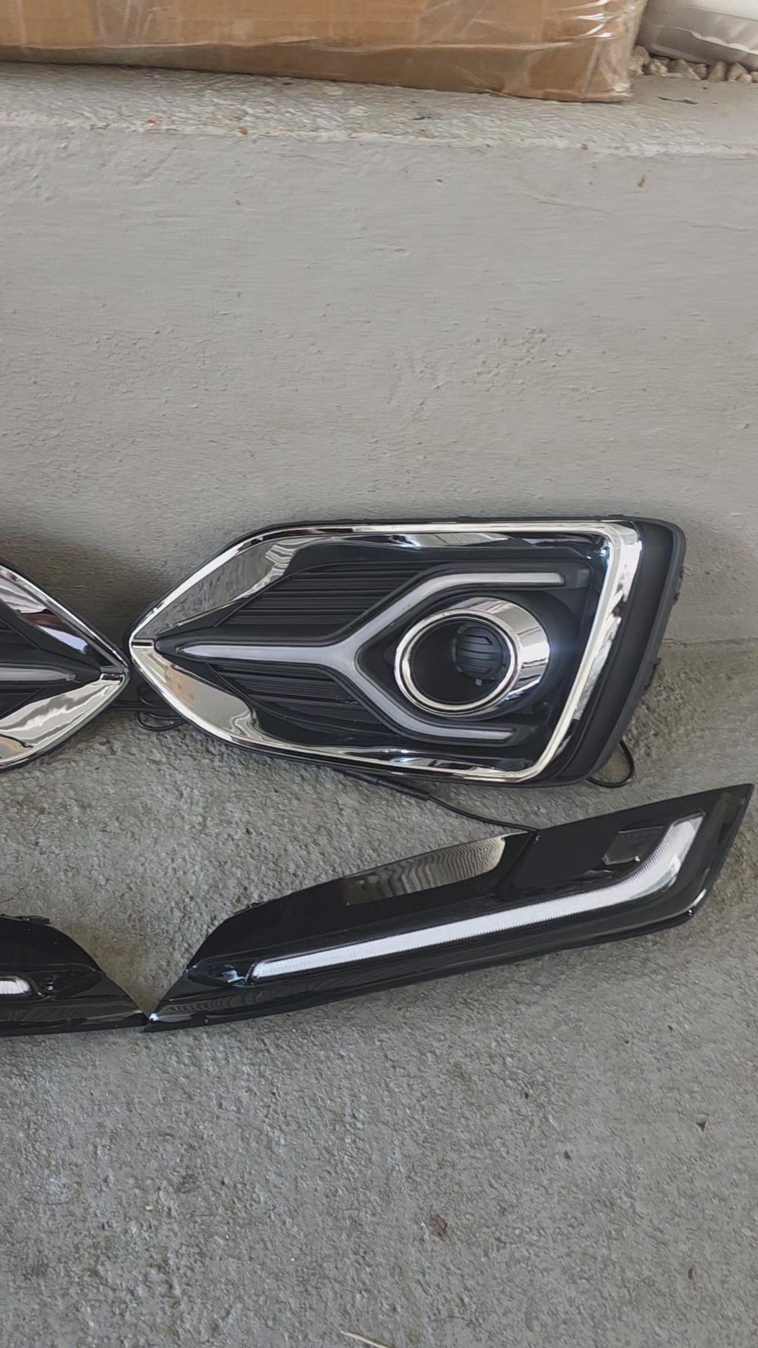 Hyundai Accent 2017-18-19-20 DRL LED diurna luz niebla MULTICOLOR 
Coche intermitente 2 unidades función de señal de giro