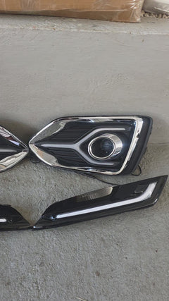 Hyundai Accent 2017-18-19-20 DRL LED diurna luz niebla MULTICOLOR 
Coche intermitente 2 unidades función de señal de giro