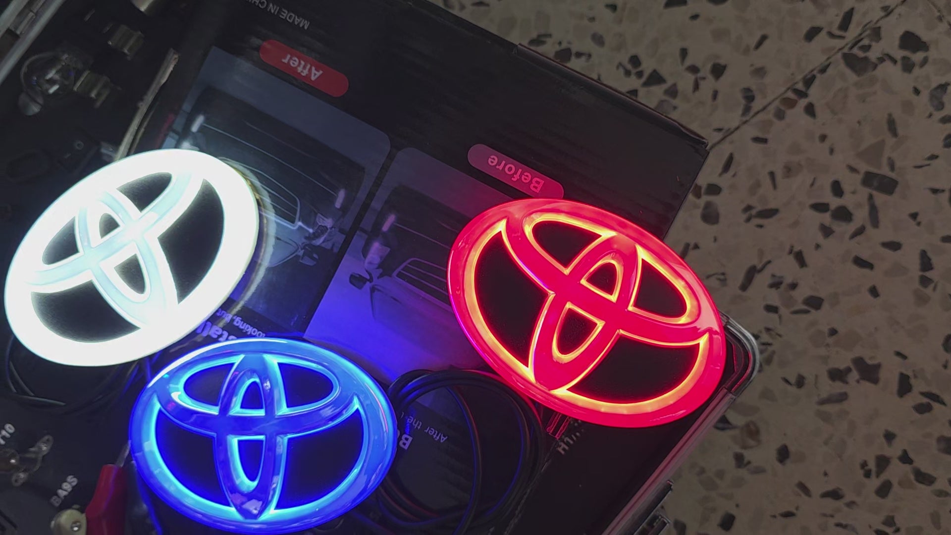 EMBLEM GRILL LED TOYOTA