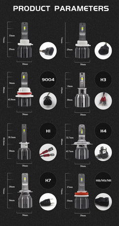 HEADLIGHT LED U6 16000LM (Copia)